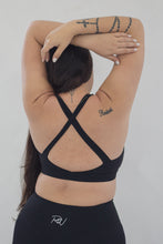 Load image into Gallery viewer, BLACK SPORTS BRA