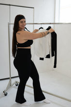 Load image into Gallery viewer, BLACK FLARE PANTS
