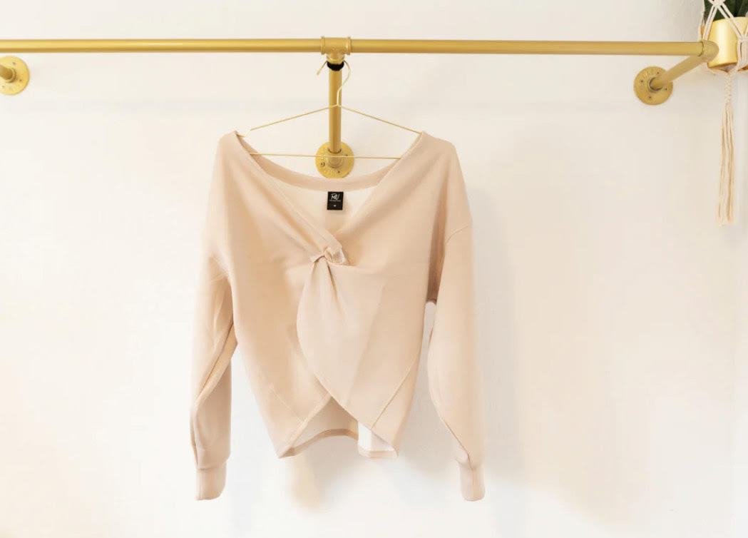 Jacqueline Crosstie Cropped Sweater