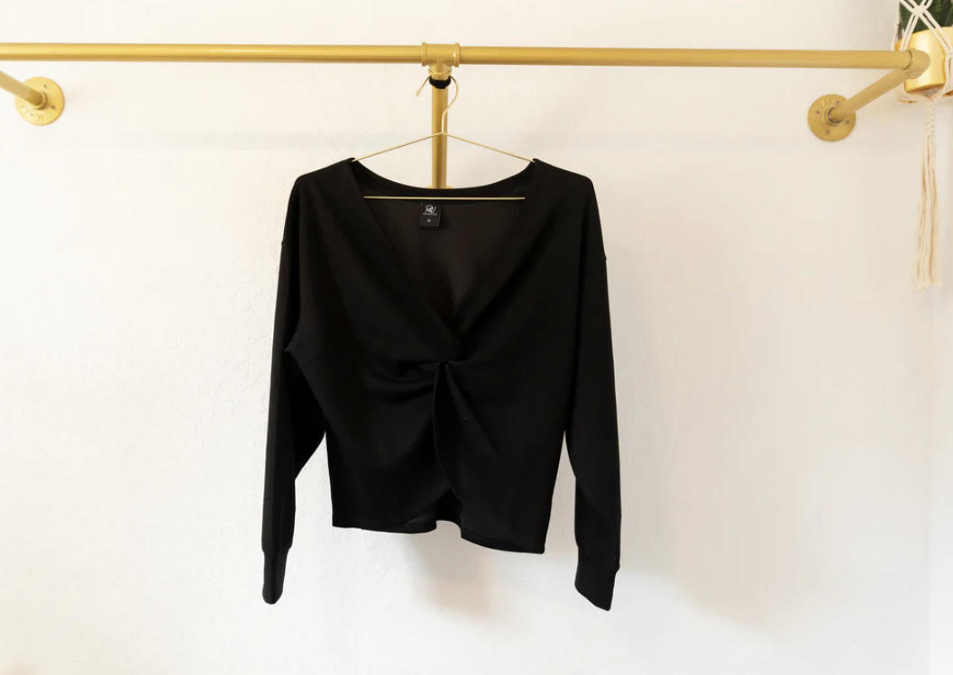 Jacqueline Crosstie Cropped Sweater